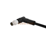 M5 3 Pin A Code Male Single-ended Cable Angled PUR