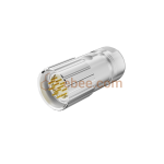 M23 12 Pin E Male Signal Field Assembly Connector Shielded Crimp Straight