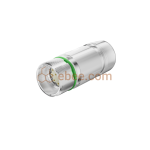 M23 12 Pin Female Signal Thread Field Assembly Connector Shielded Crimp Straight
