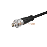 M9 4 Pin A Code Male Single-ended Cable Unshielded Straight PVC
