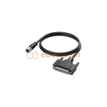 M12 8 Pin A Code Male to Dsub25 Double-ended Cable Shielded Straight PVC