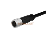 M16 6 Pin Female Single-ended Cable Unshielded Straight PVC