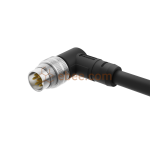 M16 6 Pin Male Single-ended Cable Unshielded Angled PUR